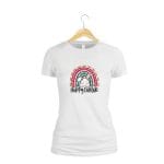 Tricou Pentru Paste, Dama, Bumbac, Alb, TP33 - imagine 2