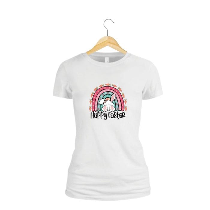 Tricou Pentru Paste, Dama, Bumbac, Alb, TP33 - imagine 2