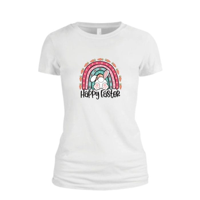 Tricou Pentru Paste, Dama, Bumbac, Alb, TP33 - imagine 1