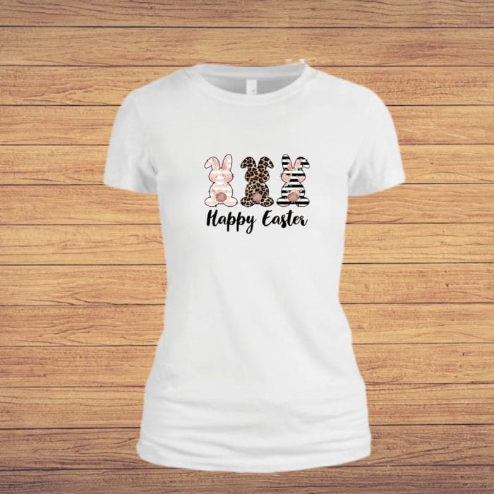 Tricou Pentru Paste, Dama, Bumbac, Alb, TP35 - imagine 4
