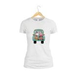 Tricou Pentru Paste, Dama, Bumbac, Alb, TP36 - imagine 2