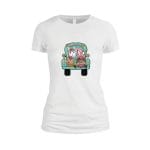 Tricou Pentru Paste, Dama, Bumbac, Alb, TP36