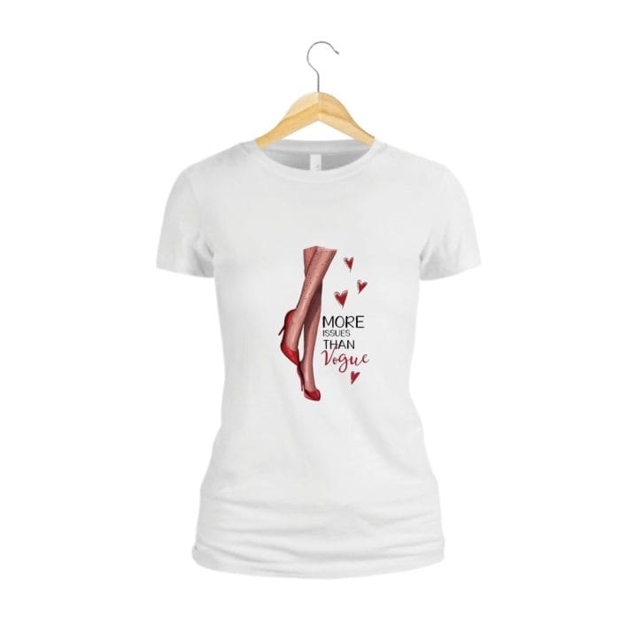 Tricou dama, More Issues, Bumbac, Alb, TU32 - imagine 3