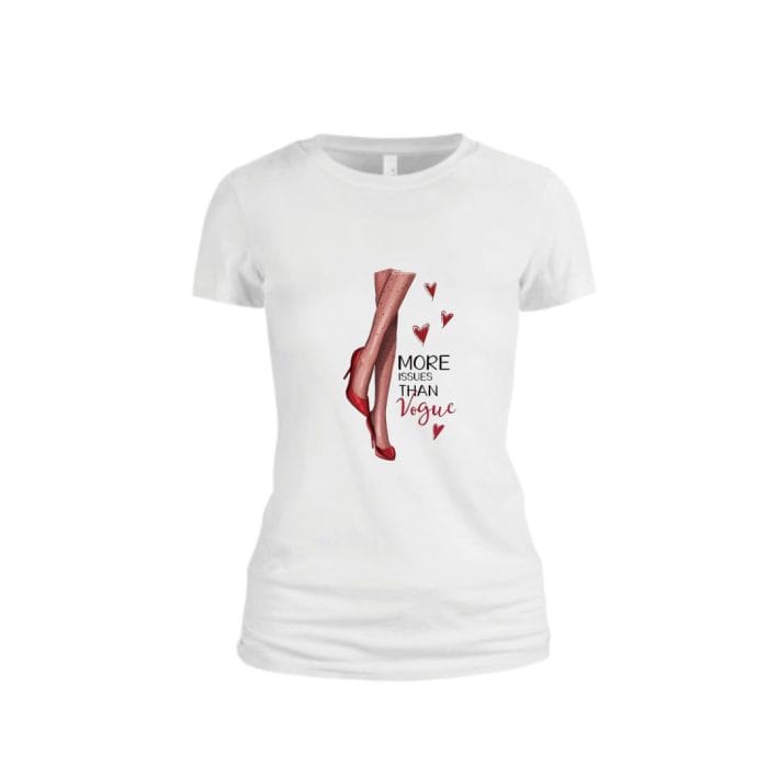 Tricou dama, More Issues, Bumbac, Alb, TU32 - imagine 1