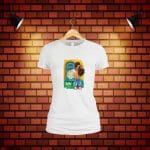 Tricou dama, Hello Summer, Bumbac, Alb, TU35 - imagine 4