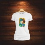 Tricou dama, Hello Summer, Bumbac, Alb, TU35 - imagine 3