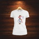 Tricou dama, Travel is Always a Good Idea, Bumbac, Alb, TU36 - imagine 4