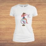 Tricou dama, Travel is Always a Good Idea, Bumbac, Alb, TU36 - imagine 3