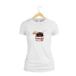 Tricou dama, Nutella, Bumbac, Alb, TU38 - imagine 2
