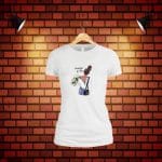 Tricou dama, Beautiful Day, Bumbac, Alb, TU39 - imagine 5