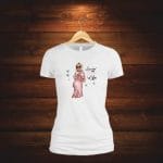Tricou dama, Lovin The Mom Life, Bumbac, Alb, TU71 - imagine 3