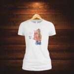 Tricou dama, Mama, Bumbac, Alb, TU84 - imagine 3