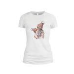 Tricou dama, Mama, Bumbac, Alb, TU87