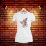 Tricou dama, Mama, Bumbac, Alb, TU87 - imagine 5
