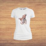 Tricou dama, Mama, Bumbac, Alb, TU87 - imagine 4