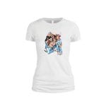 Tricou dama, Mama, Bumbac, Alb, TU94