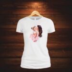 Tricou dama, Mama, Bumbac, Alb, TU96 - imagine 3