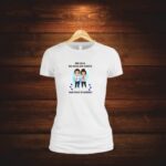 Tricou Dama Amuzant Alb Tu106 2