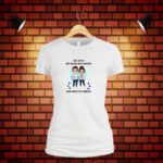 Tricou Dama Amuzant Alb Tu106 4