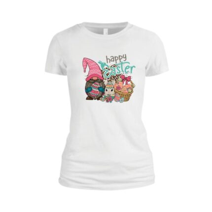 Tricou Paste Ilustrat Dama Alb Tp34