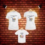 Set 3 tricouri pentru aniversarea de 1 an, taiere mot, Mickey Mouse, Winnie The Pooh Bumbac, Alb, TM16 - imagine 5