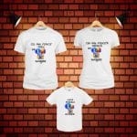 Set 3 tricouri pentru aniversarea de 1 an, taiere mot, Elefantul Cici si furnicuta, Bumbac, Alb, TM26 - imagine 5