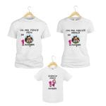 Set 3 tricouri pentru aniversarea de 1 an, taiere mot, Masha și Ursul, Bumbac, Alb, TM27 - imagine 2