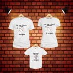 Set 3 tricouri pentru aniversarea de 1 an, taiere mot, Elefantica, Bumbac, Alb, TM40 - imagine 5