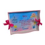 Set Mot Personalizat, Cenusareasa, 5 Piese, Lemn, Roz, 20x30cm, SMD022 - imagine 2