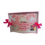 Set Mot Personalizat, Lebede, 5 Piese, Lemn, Roz, 20x30cm, SMD032 - imagine 2