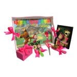 Set Mot Personalizat, Masha si Ursul, 6 Piese, Lemn, Roz, 20x30cm, SMD034 - imagine 3