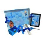 Set Mot Personalizat, Baby Boy, 6 Piese, Lemn, Albastru, 20x30cm, SMD012 - imagine 4