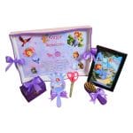 Set Mot Personalizat, Printesa Sofia, 6 Piese, Lemn, Mov, 20x30cm, SMD047