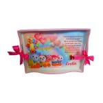Set Mot Personalizat, Baby Ricky, 5 Piese, Lemn, Roz, 20x30cm, SMD018 - imagine 2