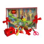 Set Mot Personalizat, Alba ca Zapada, 5 Piese, Lemn, Rosu, 20x30cm, SMD004 - imagine 6