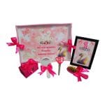 Set Mot Personalizat, Lebede, 6 Piese, Lemn, Roz, 20x30cm, SMD031 - imagine 3