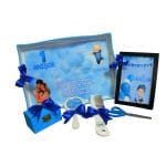 Set Mot Personalizat, Baby Boy, 6 Piese, Lemn, Albastru, 20x30cm, SMD012 - imagine 5