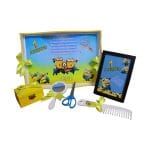 Set Mot Personalizat, Minioni, 6 Piese, Lemn, Galben, 20x30cm, SMD042 - imagine 4