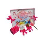 Set Mot Personalizat, Printesele Disney, 5 Piese, Lemn, Roz, 20x30cm, SMD050 - imagine 5
