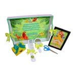 Set Mot Personalizat, Simba, 6 Piese, Lemn, Verde, 20x30cm, SMD051 - imagine 4