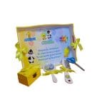Set Mot Personalizat, Tweety, 5 Piese, Lemn, Galben, 20x30cm, SMD062 - imagine 3