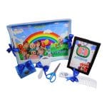 Set Mot Personalizat, Baby Johny, 6 Piese, Lemn, Albastru, 20x30cm, SMD016 - imagine 3