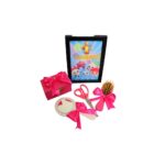 Set Mot Personalizat, Baby Ricky, 6 Piese, Lemn, Roz, 20x30cm, SMD017 - imagine 4