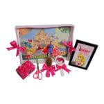 Set Mot Personalizat, Frumoasa Adormita, 6 Piese, Lemn, Roz, 20x30cm, SMD029 - imagine 3