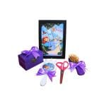 Set Mot Personalizat, Printesa Sofia, 6 Piese, Lemn, Mov, 20x30cm, SMD047 - imagine 4