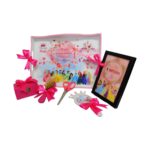 Set Mot Personalizat, Printesele Disney, 6 Piese, Lemn, Roz, 20x30cm, SMD049 - imagine 4