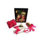 Set Mot Personalizat, Masha si Ursul, 6 Piese, Lemn, Roz, 20x30cm, SMD034 - imagine 6