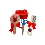 Set Mot Personalizat, Spider Man, 5 Piese, Lemn, Rosu, 20x30cm, SMD054 - imagine 5