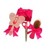 Set Mot Personalizat, Baby Girl, 5 Piese, Lemn, Roz, 20x30cm, SMD014 - imagine 5