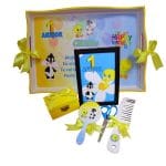 Set Mot Personalizat, Tweety, 6 Piese, Lemn, Galben, 20x30cm, SMD061 - imagine 4